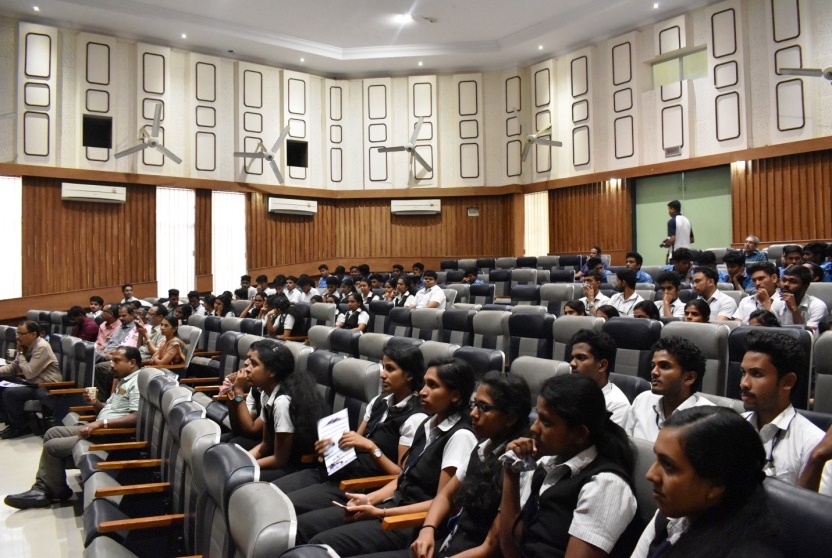 Interactive session by coast guard official with MFC VNC BFSc trainees at CIFNET HQ Kochi 